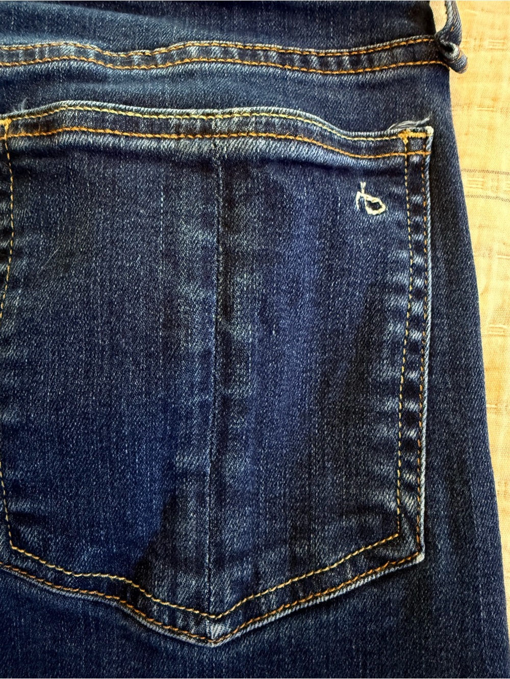 rag & bone Nina High Rise Bootcut Blue Jeans - Picture 9 of 12